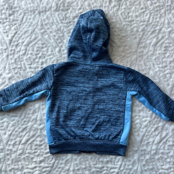 Nike Toddler Blue Heather Full-Zip Hooded Jacket - Picture 8 of 8